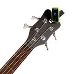 D'Addario Eclipse Headstock Guitar Tuner, Green Product Image
