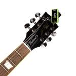 D'Addario Eclipse Headstock Guitar Tuner, Green Product Image