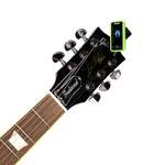 D'Addario Eclipse Headstock Guitar Tuner, Green Product Image