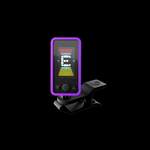 D'Addario Eclipse Headstock Guitar Tuner, Purple Product Image