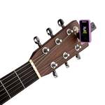 D'Addario Eclipse Headstock Guitar Tuner, Purple Product Image