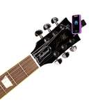 D'Addario Eclipse Headstock Guitar Tuner, Purple Product Image