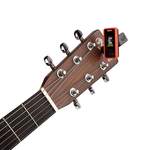 D'Addario Eclipse Headstock Guitar Tuner, Red Product Image