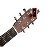 D'Addario Eclipse Headstock Guitar Tuner, Red Product Image