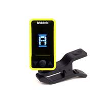 D'Addario Eclipse Headstock Guitar Tuner, Yellow