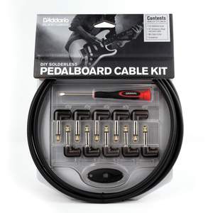 D'Addario DIY Solderless Custom Cable Kit, 10 feet, 10 plugs