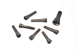 D'Addario Ebony Bridge Pins with End Pin Set, Ebony