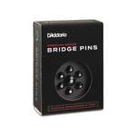 D'Addario Ebony Bridge Pins with End Pin Set, Pearl Inlay Product Image