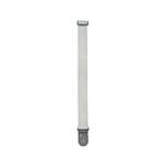 D'Addario Polypropylene Guitar Strap, Silver Product Image