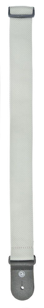 D'Addario Polypropylene Guitar Strap, Silver Product Image