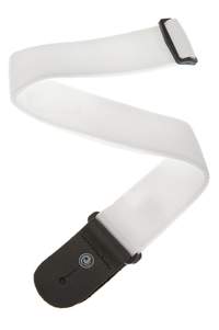 D'Addario Polypropylene Guitar Strap, White