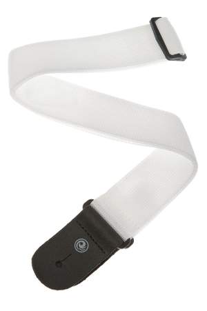 D'Addario Polypropylene Guitar Strap, White