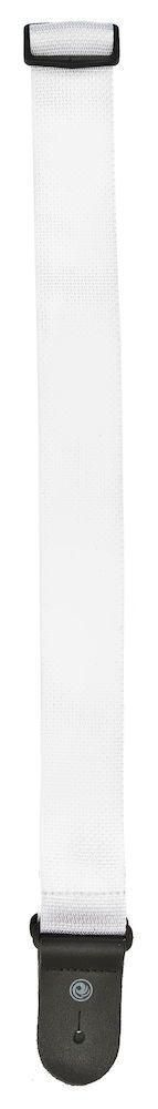 D'Addario Polypropylene Guitar Strap, White Product Image