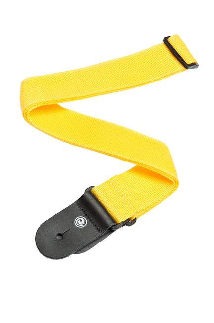 D'Addario Polypropylene Guitar Strap, Yellow