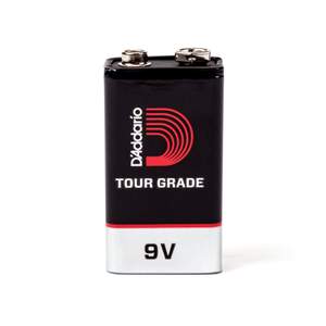 D'Addario Tour-Grade 9V Battery, 2 pack