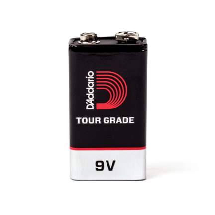 D'Addario Tour-Grade 9V Battery, 2 pack