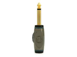 D'Addario Solderless 1/4" Straight Plug w/ Momentary Switch