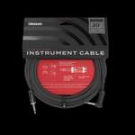 D'Addario American Stage Instrument Cable, Right Angle, 20 feet Product Image