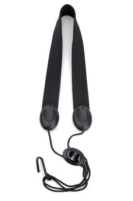 Rico Saxophone Strap, Soprano/Alto, Black Nylon
