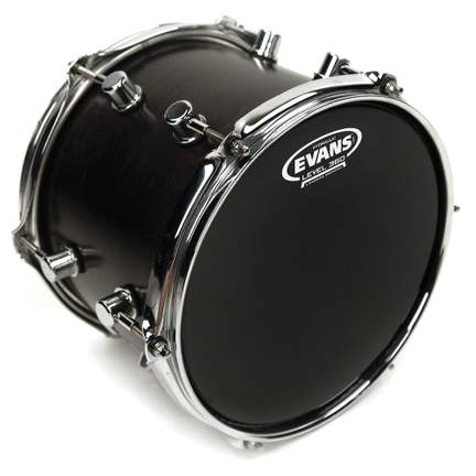 EVANS Hydraulic Black Drum Head, 6"