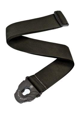 D'Addario Planet Lock Guitar Strap, Polypropylene, Black