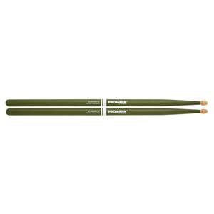 ProMark Rebound 5A Painted Green Hickory Drumstick, Acorn Wood Tip