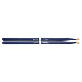 ProMark Rebound 5B Painted Blue Hickory Drumstick, Acorn Wood Tip
