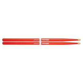 ProMark Rebound 5B Painted Orange Hickory Drumstick, Acorn Wood Tip