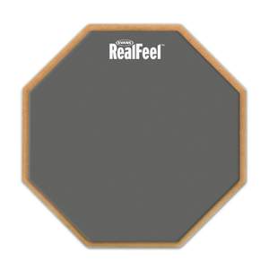 RealFeel by EVANS 2-Sided Practice Drum Pad, 12 Inch