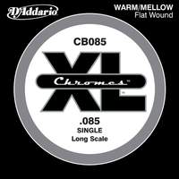 D'Addario CB085 Chromes Bass Guitar Single String, Long Scale .085