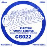 D'Addario CG022 Flat Wound Electric Guitar Single String, .022 Product Image