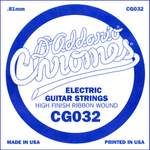 D'Addario CG032 Flat Wound Electric Guitar Single String, .032 Product Image