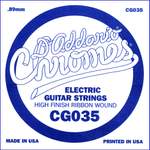 D'Addario CG035 Flat Wound Electric Guitar Single String, .035 Product Image