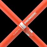 ProMark Classic Forward 5A Painted Orange Hickory Drumstick, Oval Wood Tip Product Image