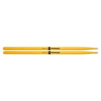 ProMark Classic Forward 5A Painted Yellow Hickory Drumstick, Oval Wood Tip