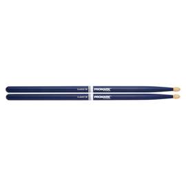 ProMark Classic Forward 5B Painted Blue Hickory Drumstick, Oval Wood Tip