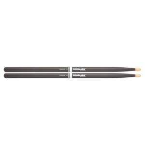 ProMark Classic Forward 5B Painted Gray Hickory Drumstick, Oval Wood Tip