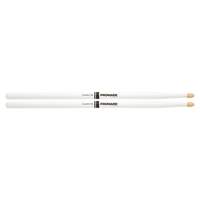 ProMark Classic Forward 5B Painted White Hickory Drumstick, Oval Wood Tip