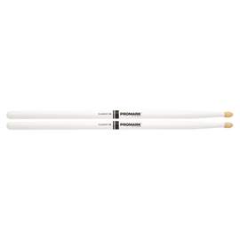 ProMark Classic Forward 5B Painted White Hickory Drumstick, Oval Wood Tip