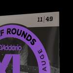 D'Addario EHR370 Half Round Electric Guitar Strings, Medium, 11-49 Product Image