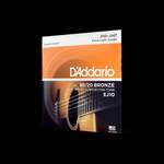 D'Addario EJ10 Bronze Acoustic Guitar Strings, Extra Light, 10-47 Product Image
