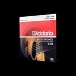 D'Addario EJ12 80/12 Bronze Acoustic Guitar Strings, Medium, 13-56 Product Image