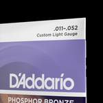D'Addario EJ26 Phosphor Bronze Acoustic Guitar Strings, Custom Light, 11-52 Product Image