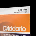 D'Addario EJ41 12-String Phosphor Bronze Acoustic Guitar Strings, Extra Light, 9-45  Product Image