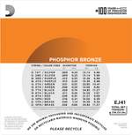 D'Addario EJ41 12-String Phosphor Bronze Acoustic Guitar Strings, Extra Light, 9-45  Product Image