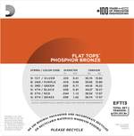 D'Addario Flat Tops Phosphor Bronze Product Image