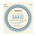 D'Addario EJ69 5-String Banjo Strings, Phosphor Bronze, Light, 9-20 Product Image