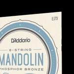 D'Addario EJ73 Mandolin Strings, Phosphor Bronze, Light, 10-38 Product Image