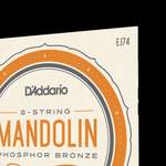 D'Addario EJ74 Mandolin Strings, Phosphor Bronze, Medium, 11-40 Product Image