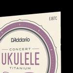 D'Addario EJ87C Titanium Ukulele Strings, Concert Product Image